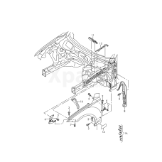 Крило VAG 4G8821106B