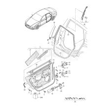 Ущільнювач дверей всередині VAG 4G8833707A