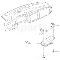 Модуль ПБ переднього пасажира VAG 5C5880204E