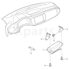 Модуль ПБ переднього пасажира VAG 5C5880204E