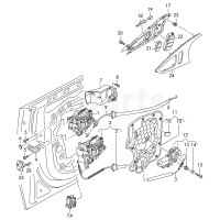 Обшивка внутр. сторони дверей VAG 4G0837916