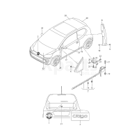 Емблема SKODA VAG 1ST853630FXC