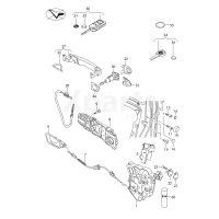 Гнучка тяга VAG 5JA837085B