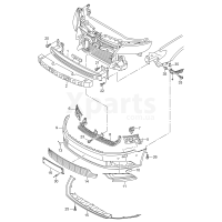 Облицювання бампера VAG 3C8807217ANGRU