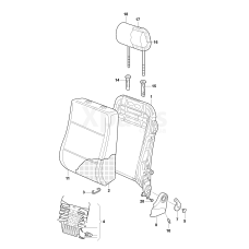 Коврик спинки VAG 1S0881705