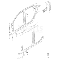 Кронштейн крыла VAG 8V5809076A