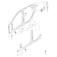 Кронштейн крила VAG 8V5809076A