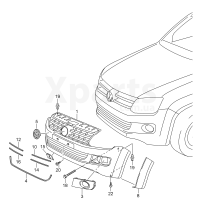 Накладка колісної арки VAG 2HH853727GRU