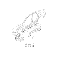 Спойлер колеса VAG 4G0853887J