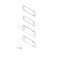 Кронштейн номерного знакачерний-блискучий VAG 4G0807285AFT94