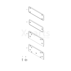 Кронштейн номерного знакачерний-блискучий VAG 4G0807285AFT94