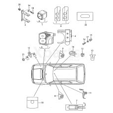 пружинний затискач VAG 6U0867276E