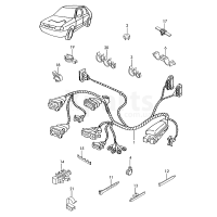 пружинний затискач VAG 6U0971787A