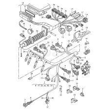 Корпус плоского роз'єму VAG 1J0973701
