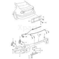 Плафон освещ. номерного знака VAG 1M0943119A