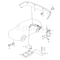 Кронштейн VAG 7M3919493F