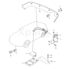 Кронштейн VAG 7M3919493F