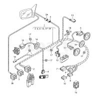 Кронштейн корпусу роз'єму VAG 6Q0937545