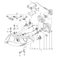 Патрон лампи VAG 1J0953123A