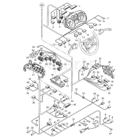 Корпус плоский. рознімання з кабелів. VAG 6E0971582C