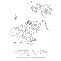 Захисна плівка для фар VAG 1U1941981