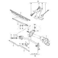 Щітки склоочисника Aero VAG 6L1955426A