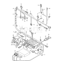 Корпус плоский. рознімання з кабелів. VAG 4F0972571B