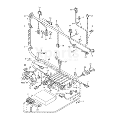 Корпус плоский. рознімання з кабелів. VAG 4F0972571B
