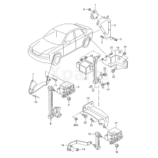 Кронштейн VAG 4B0505575A