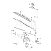 Привод стеклоочистителей VAG 3B2955601