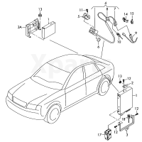 Фіксаторна скоба VAG 4E0980553B