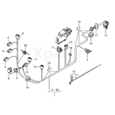 Джгут проводів дверей VAG 4E0971687AQ