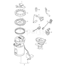 Модуль подачі палива та датчик рівня палива. VAG 2K0919051E