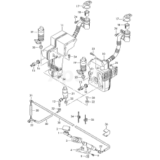 Утримувач жиклерів з жиклерами VAG 1T0955104