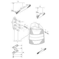Опора лампы VAG 7H0945258A