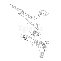 1 комплект щіток склоочисний. VAG 5P0998002A
