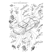 Кронштейн корпусу роз'єму VAG 4F9937545