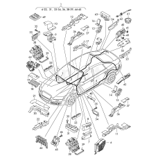 Канал для кабеля VAG 4F5971822