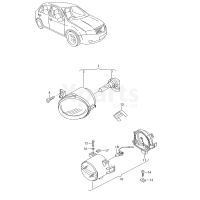 Подкладная шайба VAG 6U0807614
