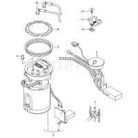 Модуль подачі палива та датчик рівня палива. VAG 8E0919050AE
