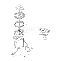 Модуль подачі палива та датчик рівня палива. VAG 3AA919050H