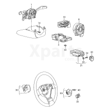 Комб. перемикання. вала керма. упр.чорний satinschwarz VAG 3C9953513P9B9