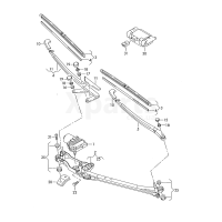 Щітки склоочисника Aero VAG 7L6955425A