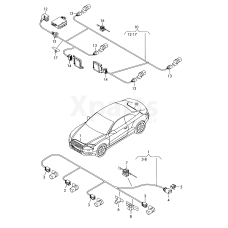 пружинний затискач VAG 8E0971847A