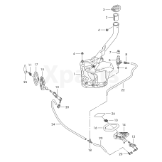 Утримувач жиклерів з жиклерами VAG 6J0955103