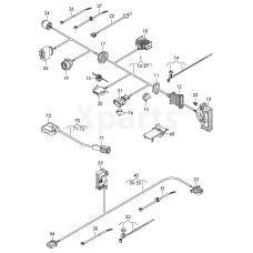 Крепеж кабеля VAG 3C0971615