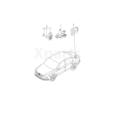 Кронштейн приймача радіосигн.автономного обігрівача VAG 3AE919669