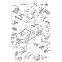 Кронштейн корпусу плоского роз'єму VAG 4G8971845
