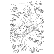 Кронштейн корпусу плоского роз'єму VAG 4G8971845