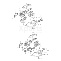 Облицювання - нижня частинаsoul (чорний) VAG 8V0953512L4PK